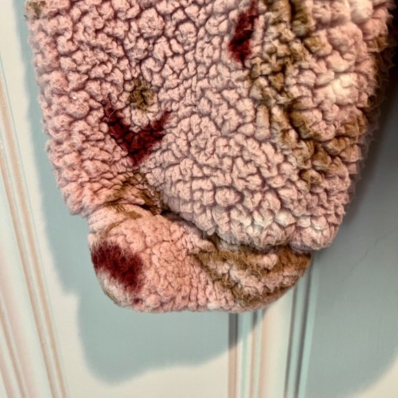 Love Tree Pink Aztec Print Super Plush Pullover 1/4 Zip Top - Picture 6 of 13